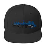 SKYINE Snapback - Black on Blue