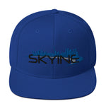 SKYINE Snapback - Black on Blue
