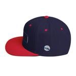 Title: BOSS Snapback - Navy/Red Side