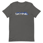 SKYINE T-shirt - White on Blue